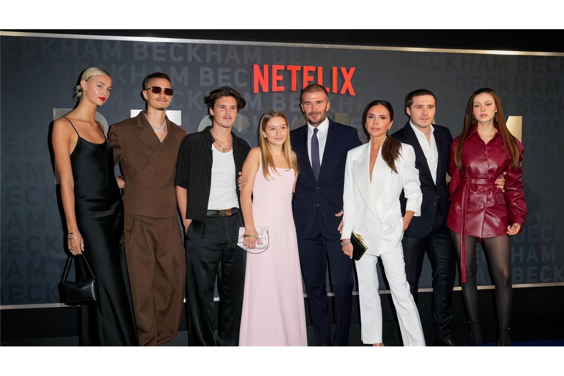 Ein Bild aus anderen Zeiten: Die Familie Beckham vereint.