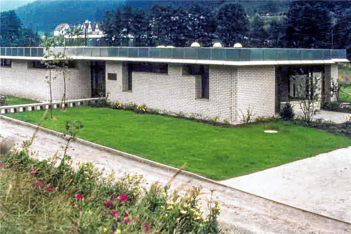 Ein Spender ermöglichte einst den Kitabau Ein Blick auf den Kindergarten in Murrhardt-Alm in seinen Anfängen. Foto: Stadt Murrhardt