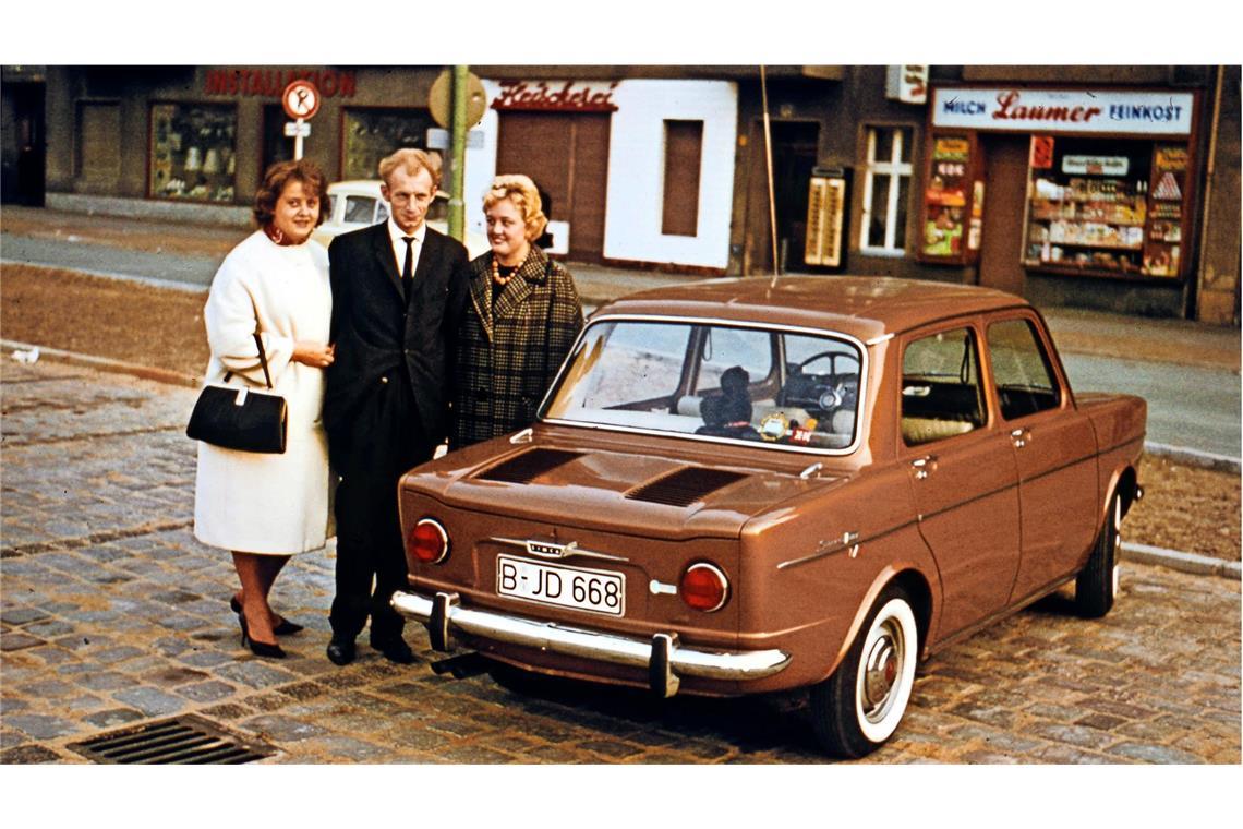 Zurück in die Kindertage Ein brauner Simca aus den 70ern