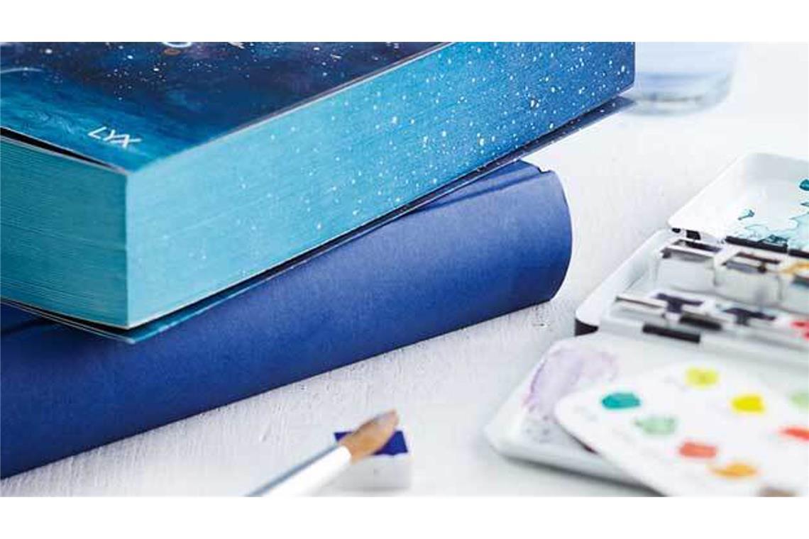 Ein Buch ist nicht nur zum Lesen da: Auch die Gestaltung von Buchkanten haben die Buchwochen bei einer Veranstaltung mit dem Stuttgarter Frechverlag im Angebot.