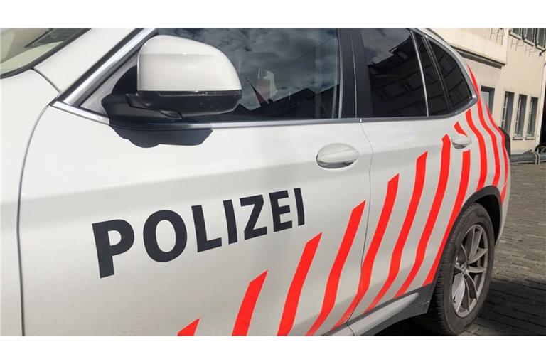 Ein Fahrzeug der Polizei in der Schweiz.