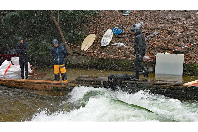 Ein Hauch einer grünen Welle war bereits beim Vorversuch zu sehen. (Archivbild)