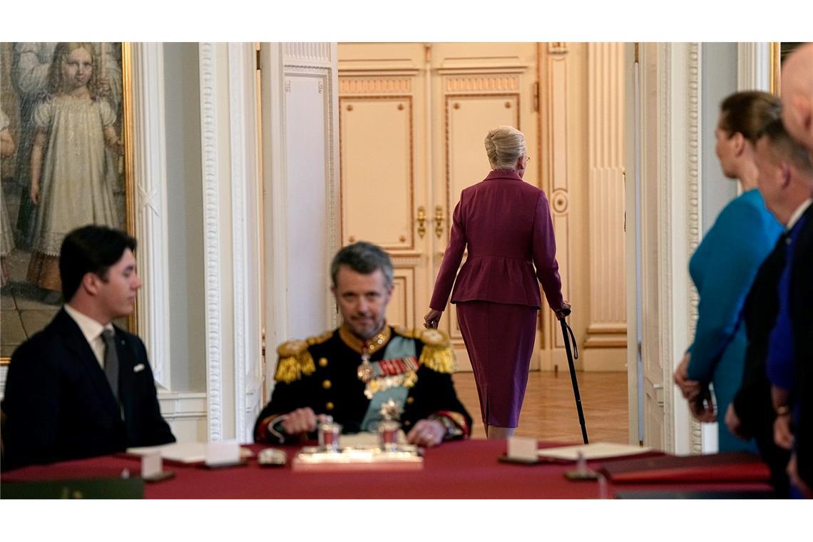 Königin Margrethe - Eine besondere Dänin wird 85 Ein historischer Moment: Die Königin hat abgedankt, ihr Sohn ist neuer König. (Archivbild)