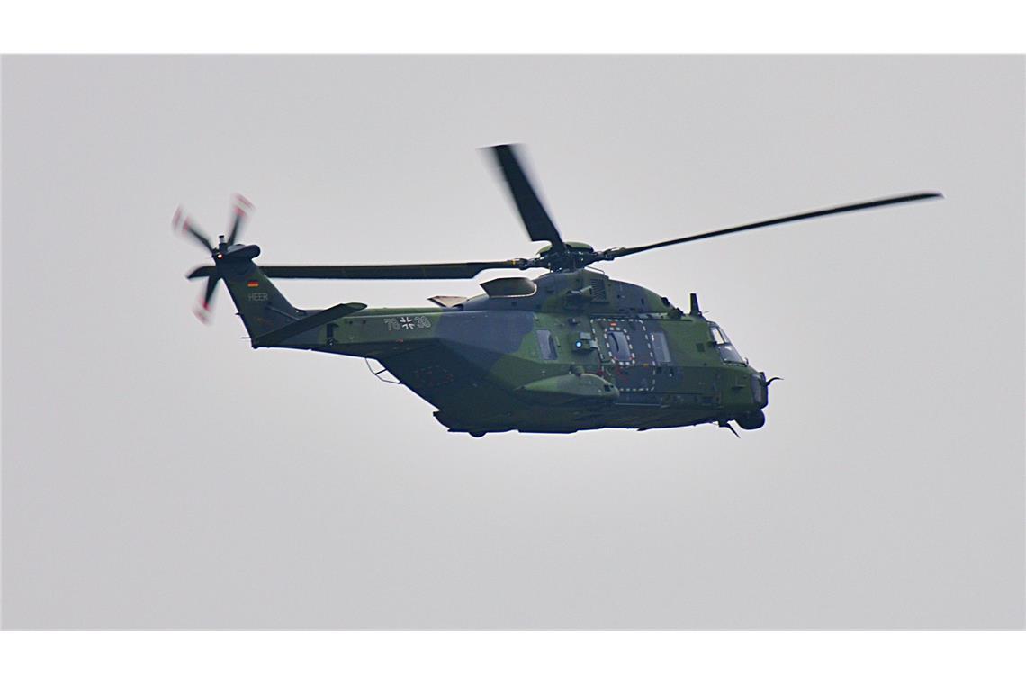 Bundeswehr-Hubschrauber im Einsatz – Russisches Schiff feuert Ein Hubschrauber der Bundeswehr und ein russisches Schiff sind sich auf der Ostsee nahe gekommen. (Symbolbild)