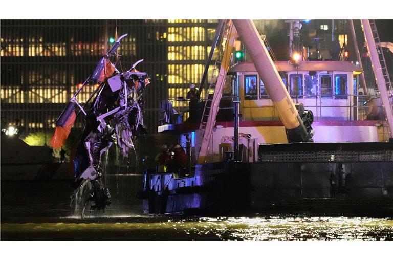 Ein Hubschrauber ist in New York verunglückt.