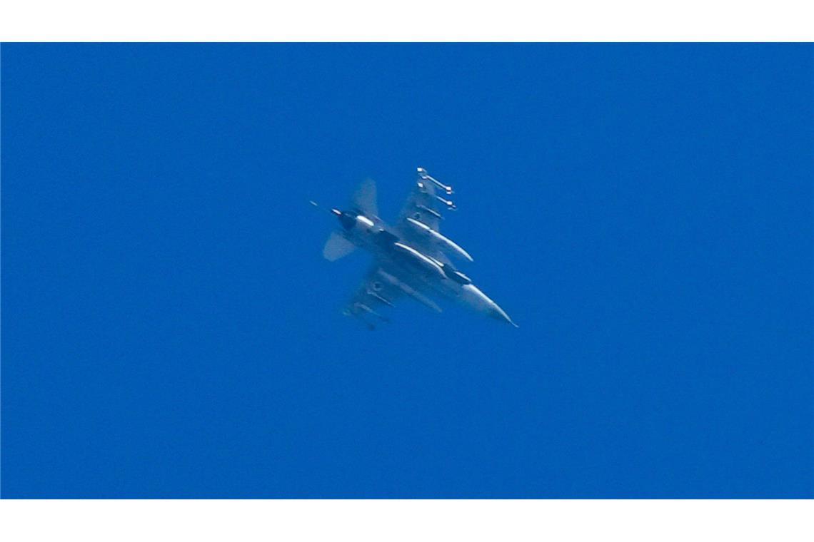 Aktivisten: Sieben Tote nach israelischem Angriff in Syrien Ein israelischer Kampfjet im Norden Israels. (Archivbild)