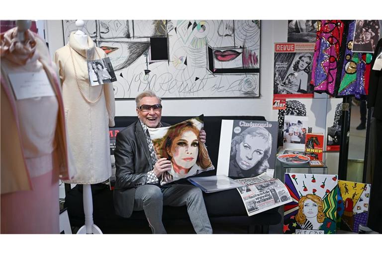 Ein kleiner Schrein: Visagist René Koch erinnert an seine Hilde.