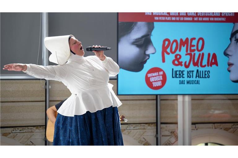 Ein kleiner Vorgeschmack: Bei einem Presse-Event wurde die Tournee von "Romeo & Julia – Liebe ist alles" vorgestellt.