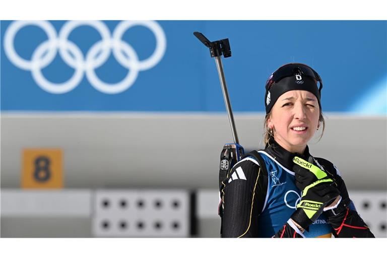 Ein letztes Mal wird Franziska Preuß am Samstag antreten.