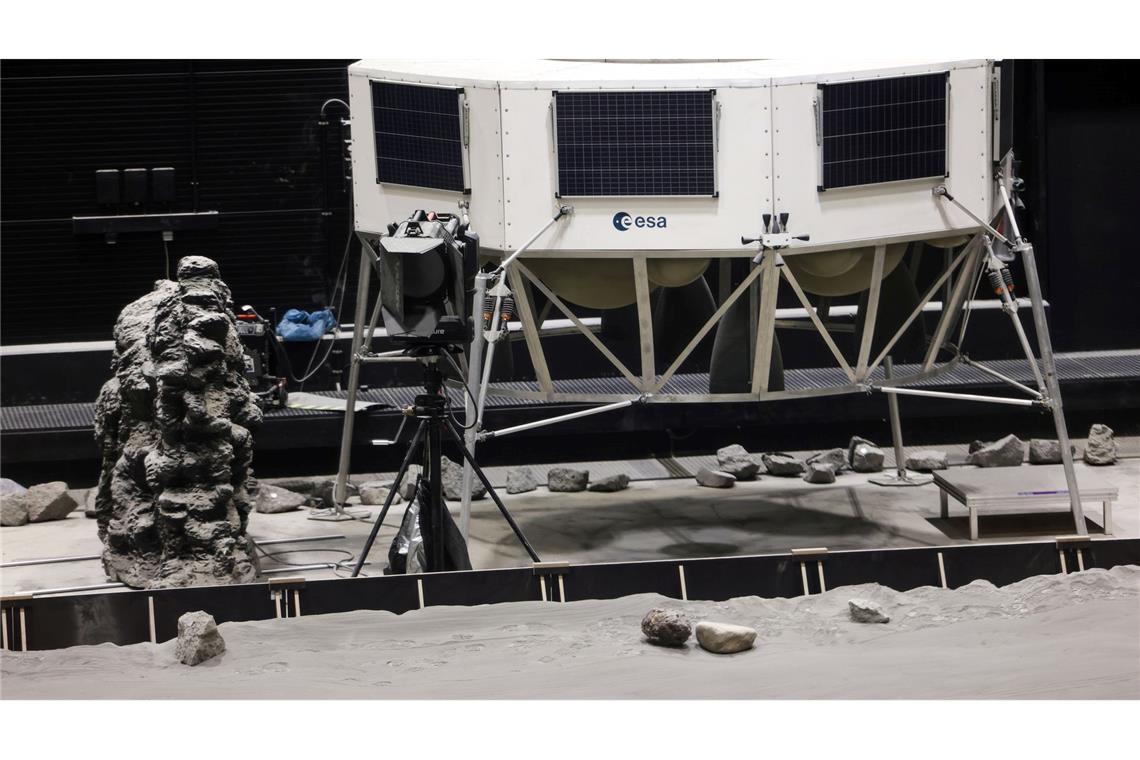 Ein Modell der Mondlandefähre "Argonaut". (Archivbild)