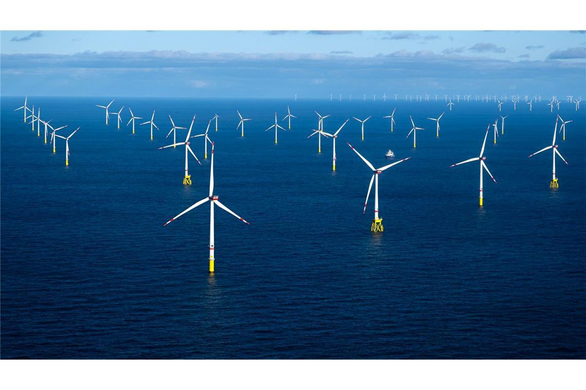 Ein Offshore-Windpark (Illustration)