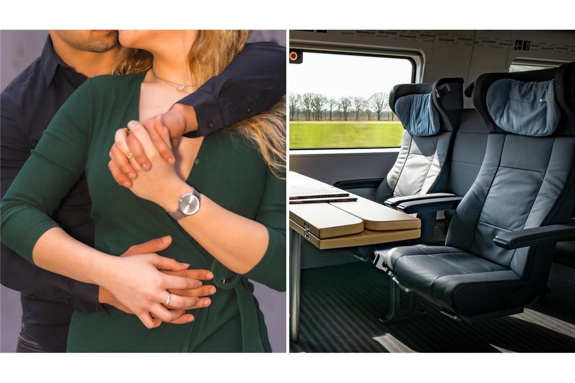 Ein Paar soll nach dem Sex im Bahnabteil das Sicherheitsteam der SBB attackiert haben (Symbolbilder).