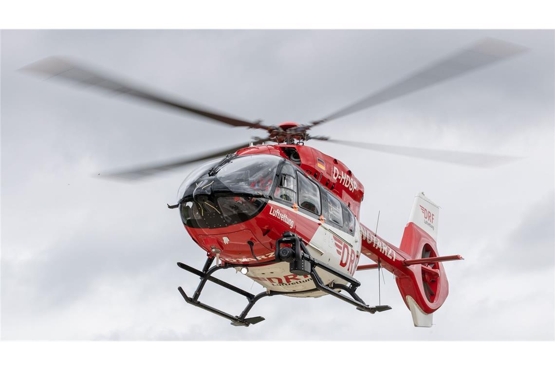 Ein Rettungshubschrauber war im Einsatz. (Symbolbild)