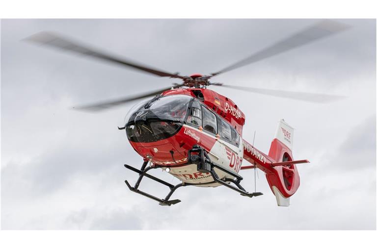 Ein Rettungshubschrauber war im Einsatz. (Symbolbild)