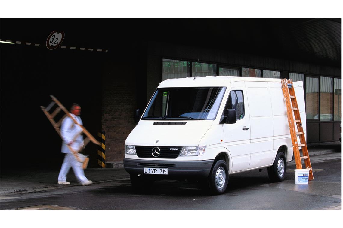 Wie der Sprinter zum Marathonläufer wurde Ein Sprinter als Handwerkerfahrzeug.