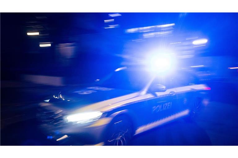 Ein Streifenwagen der Polizei im Einsatz. (Symbolfoto)