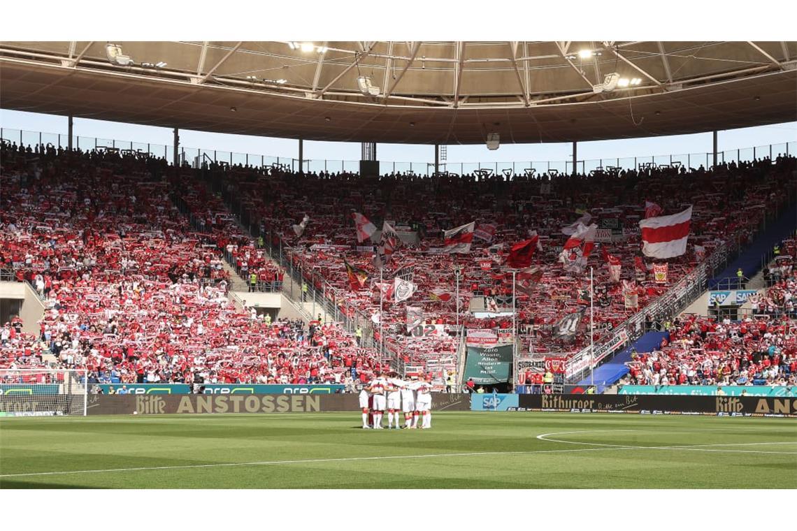 Ein Stuttgarter „Heimspiel in Sinsheim“? Über zu wenig Unterstützung konnten sich die VfB-Spieler in der Vergangenheit nicht beklagen.