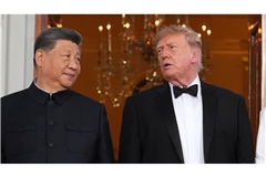 Ein Treffen mit viel Pomp und Prunk: Der chinesische Staatspräsident Xi Jinping und US-Präsident Donald Trump zelebrierten ihr Treffen in Washington