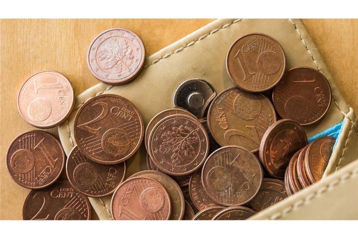 Runden soll Klimpergeld überflüssig machen Ein- und Zwei-Cent-Münzen sind nicht gerade beliebt. (Symbolbild)