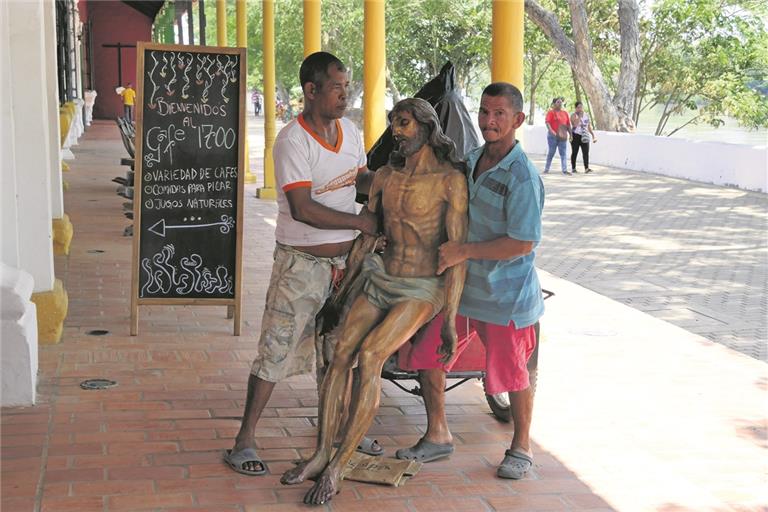 Ein weiteres schönes Erlebnis für Martin Stierand waren die Osterfeierlichkeiten in Kolumbien – die Aufnahme zeigt eine Szene während der Karwoche in Mompox.