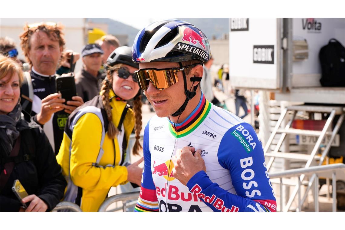 Ein Weltmeister als Helfer? Remco Evenepoel hatte bei der Katalonien-Rundfahrt damit kein Problem. (Archivbild)