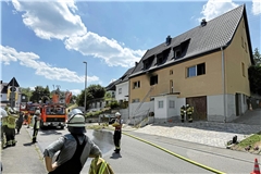 Ein Wohnungsbrand fordert einen hohen Sachschaden.Foto: 7aktuell.de/Hald