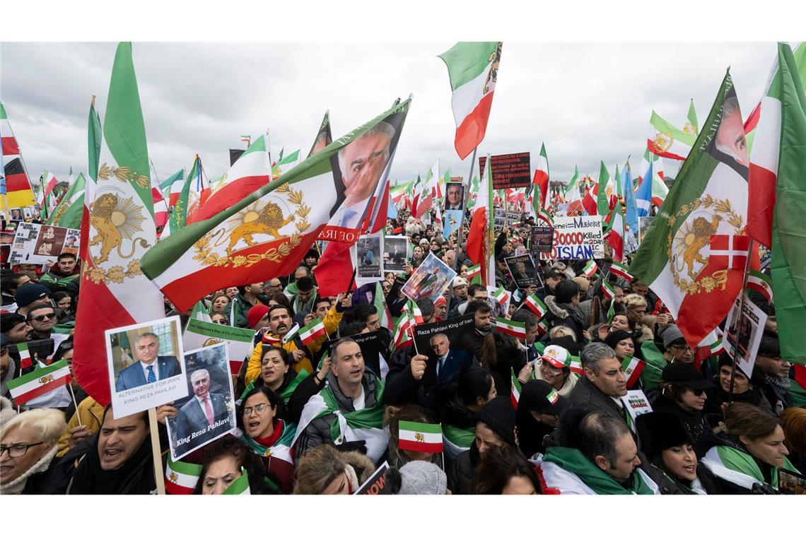 Eine Demonstration gegen Irans Führung in München sorgt für Spannungen. (Archivbild)