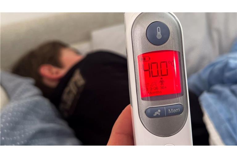 Eine Grippe beginnt meistens plötzlich mit Fieber oder einem deutlichen Krankheitsgefühl. (Symbolbild)