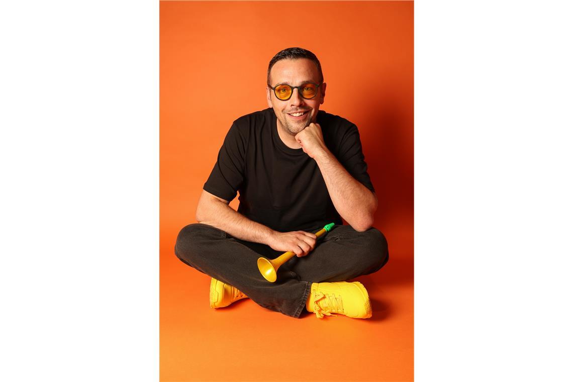 Eine kleine Spielzeugtrompete ist Antonio Trombettas Markenzeichen. Foto: privat