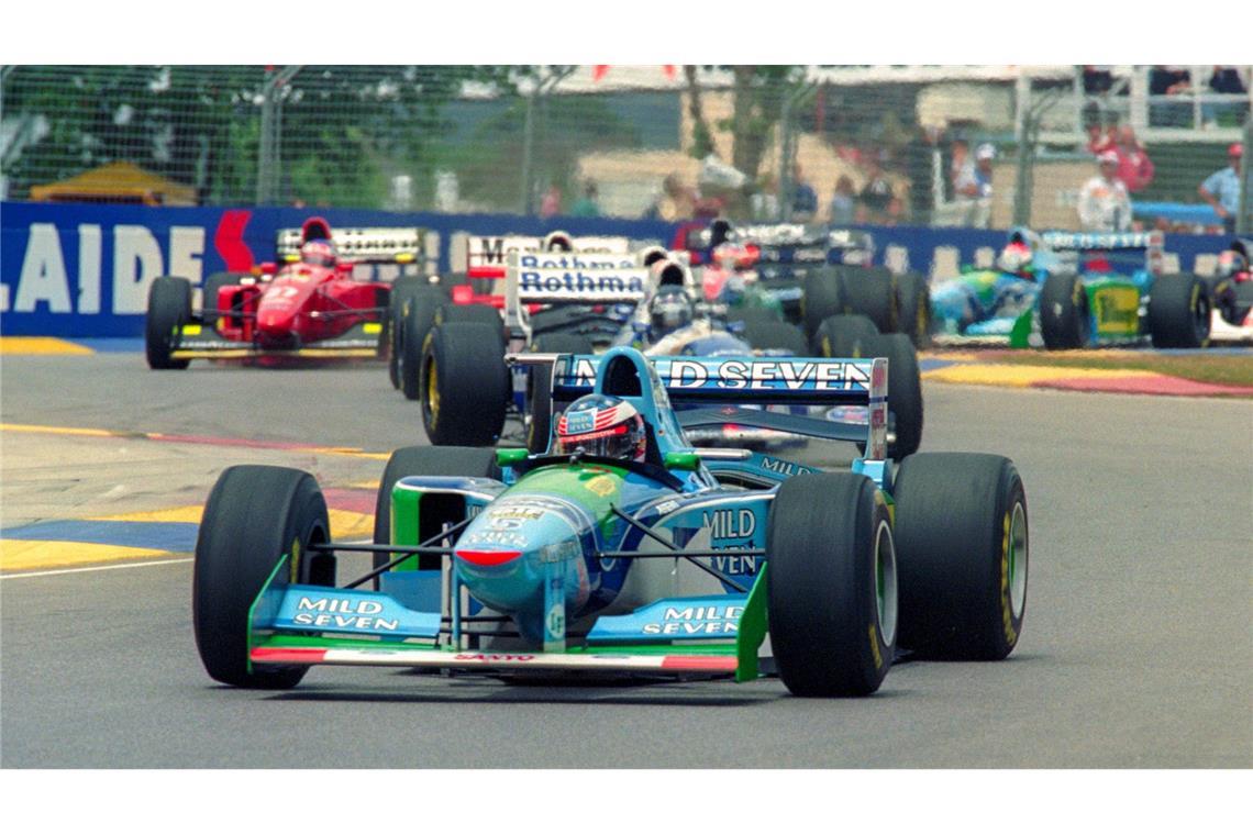 Schumachers Leiden beim Triumph für die Ewigkeit Eine Saison für die Formel-1-Geschichtsbücher.