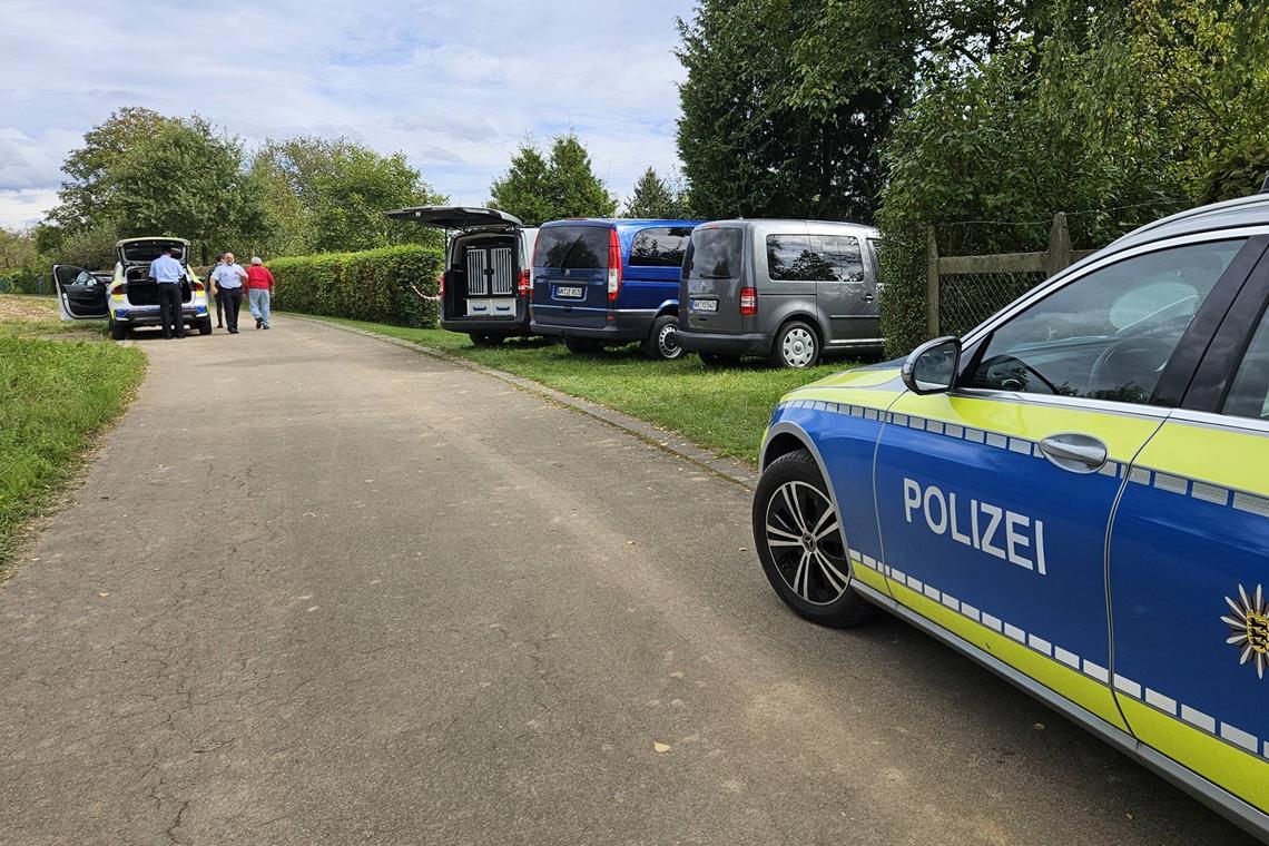 Frau tot in Schwaikheimer Garten aufgefunden Eine Sonderkommission der Polizei hat die Ermittlungen zu dem Todesfall in Schwaikheim übernommen. Foto: Kevin Lermer/7aktuell.de