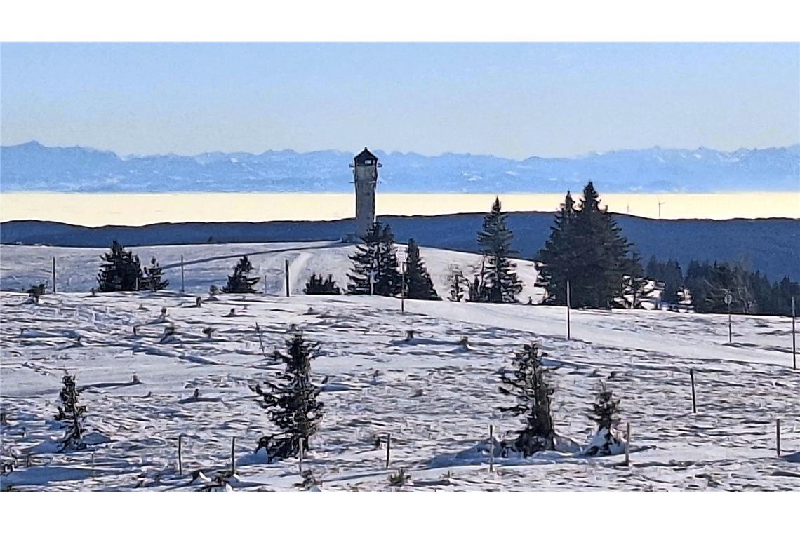 Einen Turm gibt es bereits auf dem Feldberg.