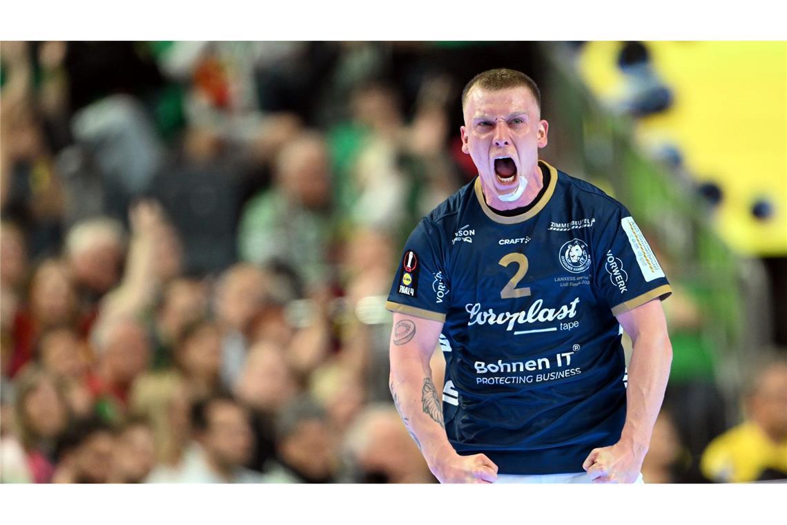 Einer der besten Spieler beim Bergischen HC: Noah Beyer.