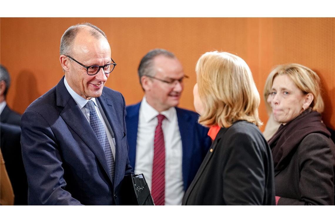 Einigung im Bürgergeld-Streit: Friedrich Merz (CDU) und Bärbel Bas (SPD)