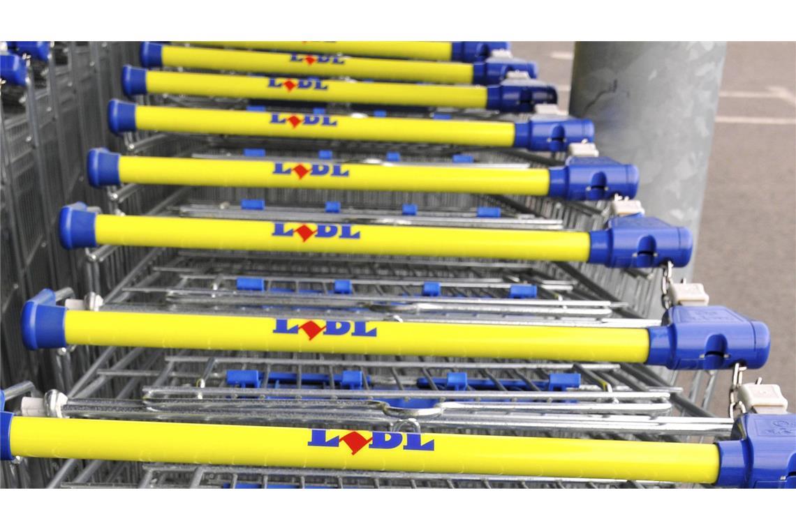 Einkauf bei Lidl.