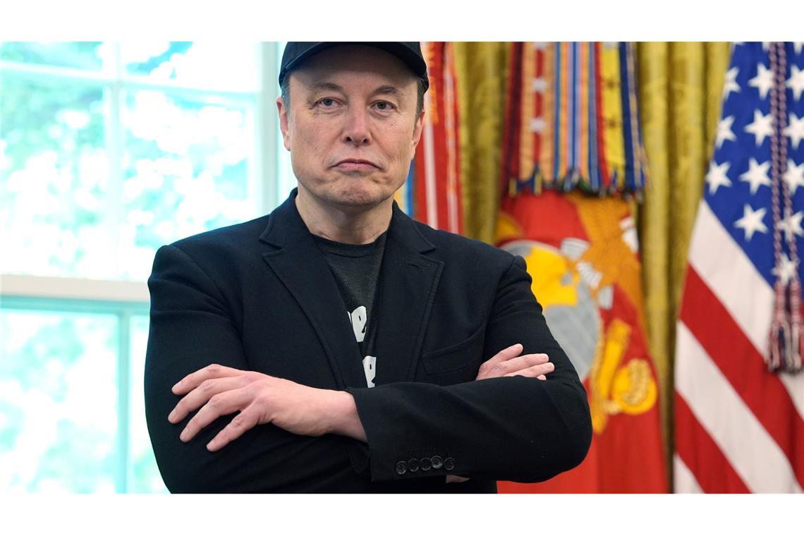 Einst eng mit dem Präsidenten, nun eher ein Gegenspieler: Elon Musk. (Archivbild)