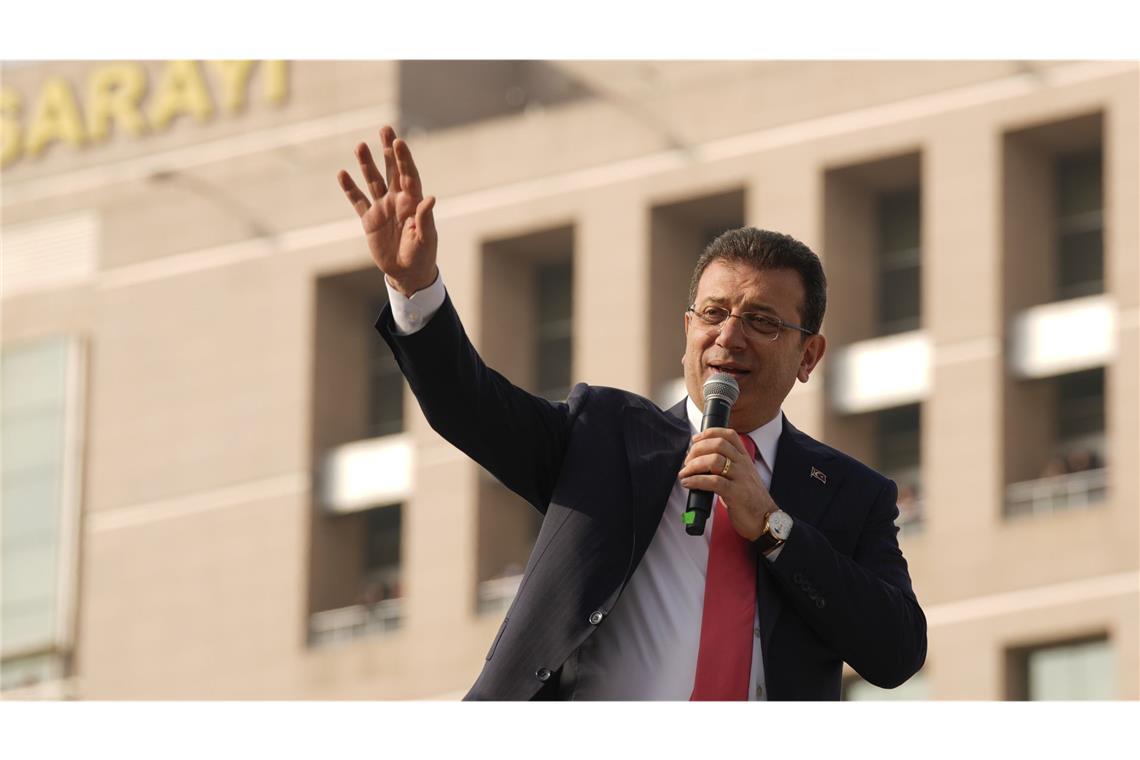 Ekrem Imamoglu ist ein aussichtsreicher Herausforderer von Präsident Erdogan.