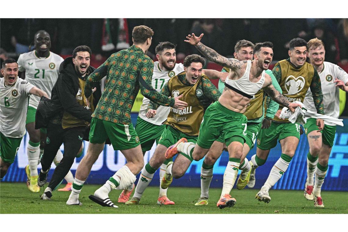 Ekstase bei den irischen Fußballern