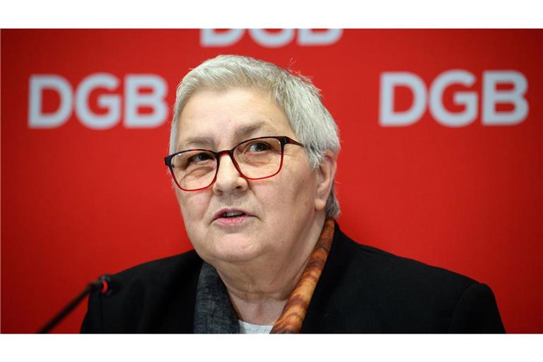 Elke Hannack, Mitglied im Geschäftsführenden Bundesvorstand des Deutschen Gewerkschaftsbundes (DGB). Der DGB kritisiert  Pläne der Regierung zur Flexibilisierung der Arbeitszeit (Archivfoto).