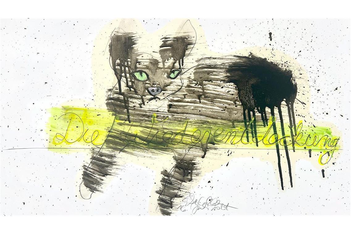So magisch sind Katzenaugen Elke Lehmann, „Wiederentdeckung“ – zu sehen in der Stuttgarter Galerie Lauffer