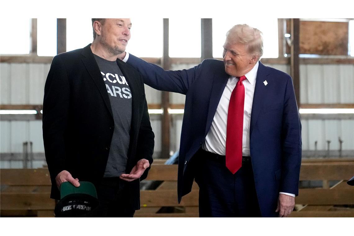 US-Gericht stoppt Zugang von Musk-Gremium zu sensiblen Daten Elon Musk und Donald Trump. (Archivbild)