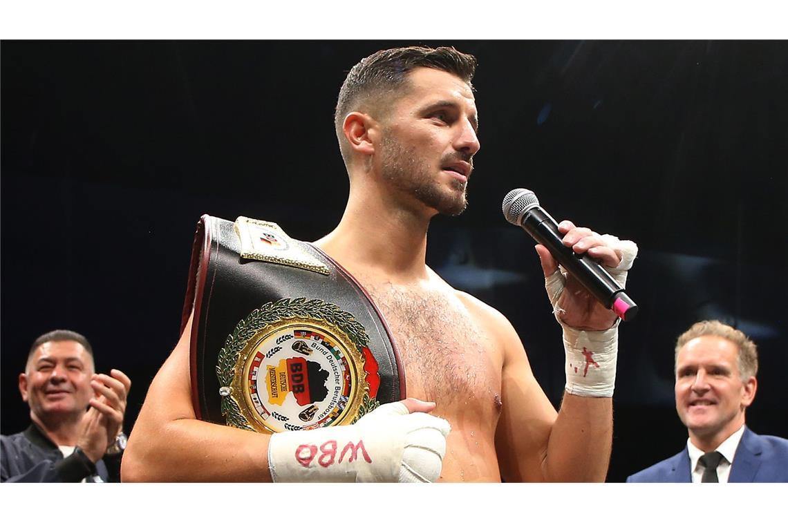 Auf dem Weg in die Weltspitze Eloquent, intelligent, charismatisch: Boxer Ardian Krasniqi.