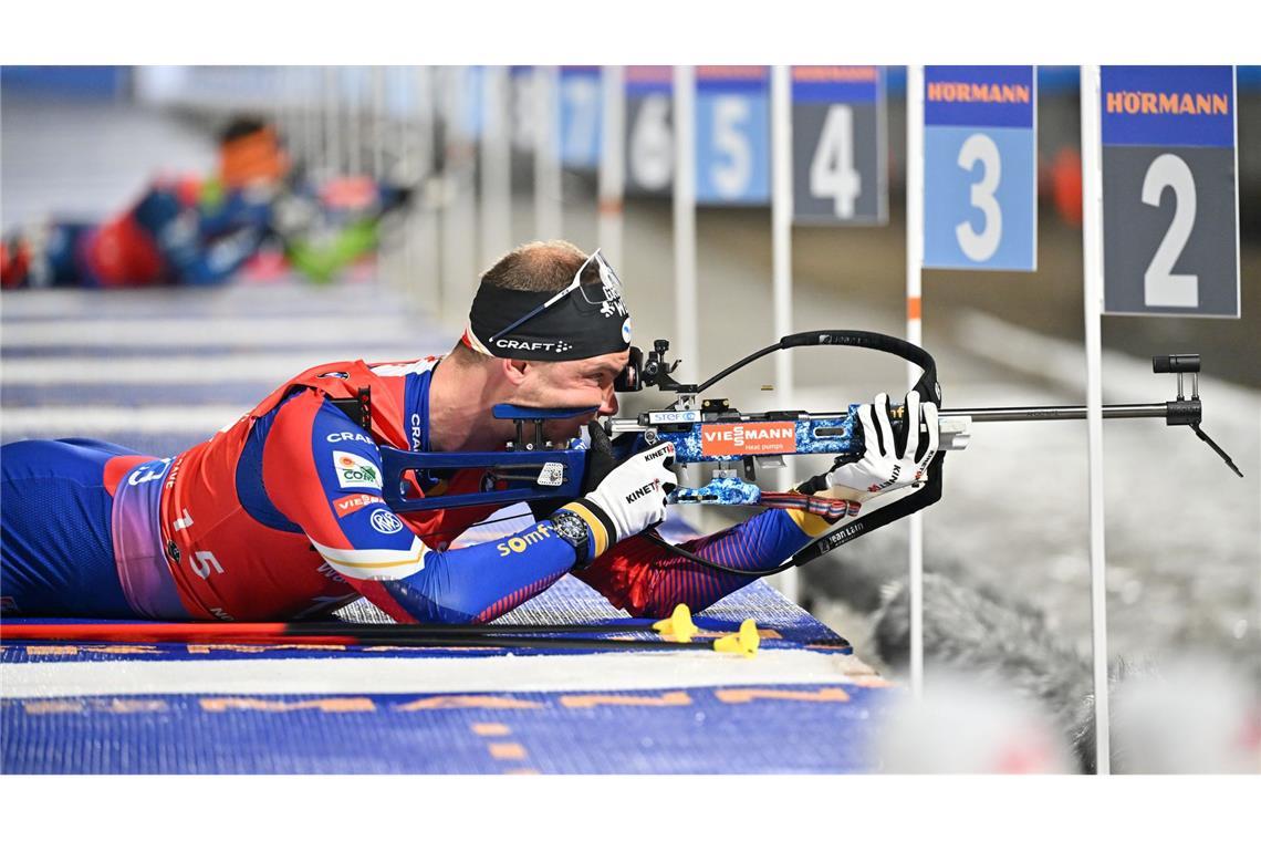 Zu viele Fehler: Deutsche Biathleten erneut chancenlos Emilien Jacquelin blieb am Schießstand fehlerfrei.