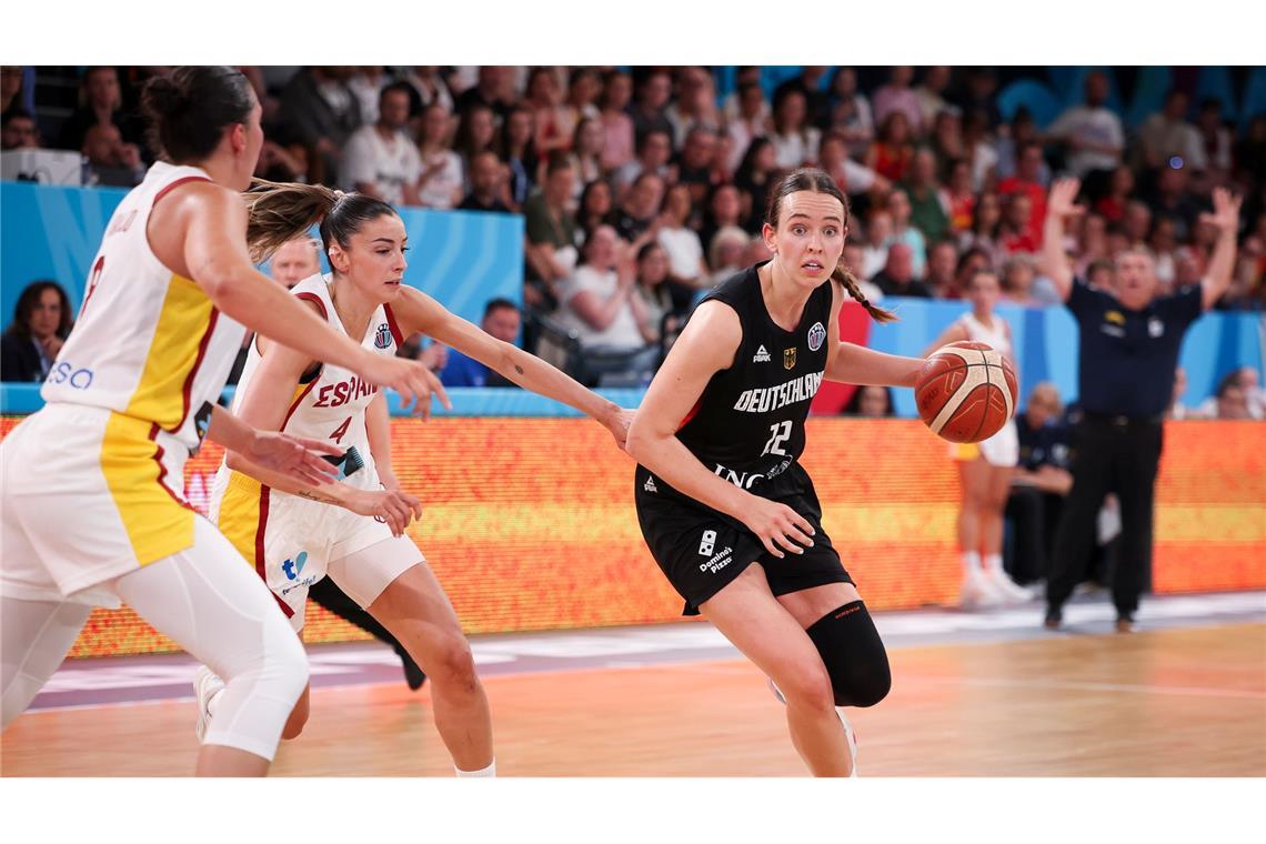 Beste Platzierung seit 1997: Basketballerinnen EM-Fünfte Emily Bessoir krönte eine starke EM mit einem Double Double.