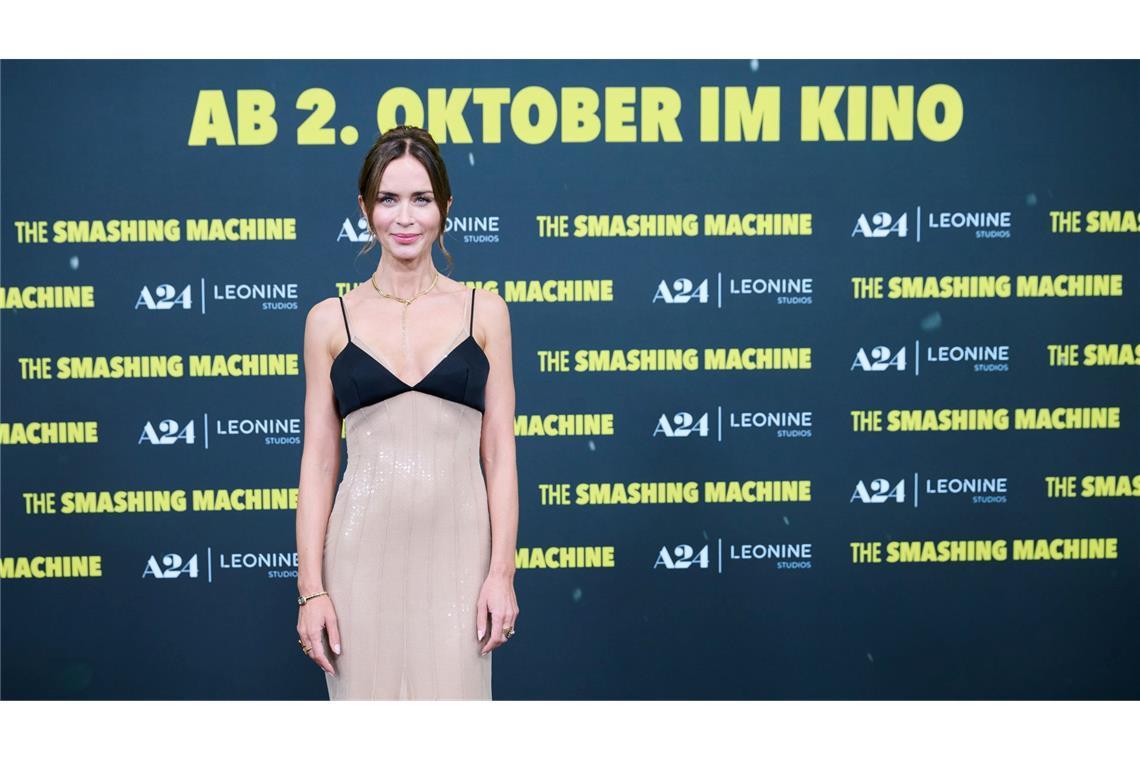 Emily Blunt spielt in "The Smashing Machine" die Freundin des Protagonisten Mark Kerr. (Foto aktuell)
