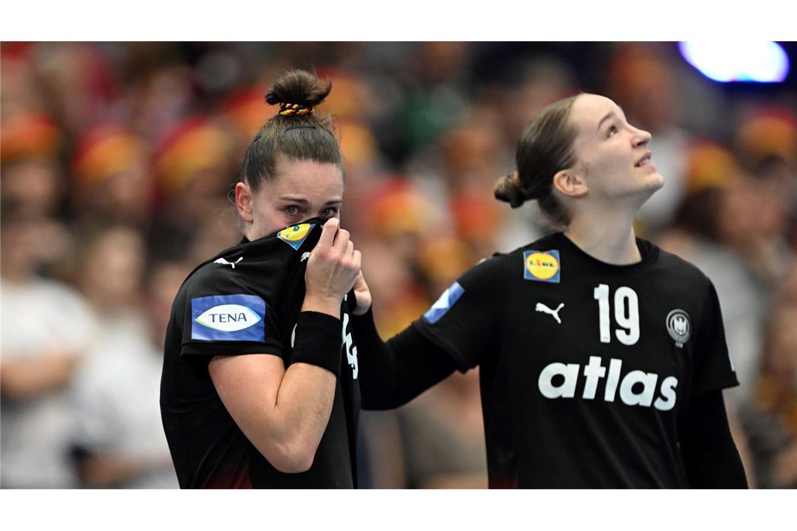 Emily Vogel weinte noch vor der Schlusssirene.