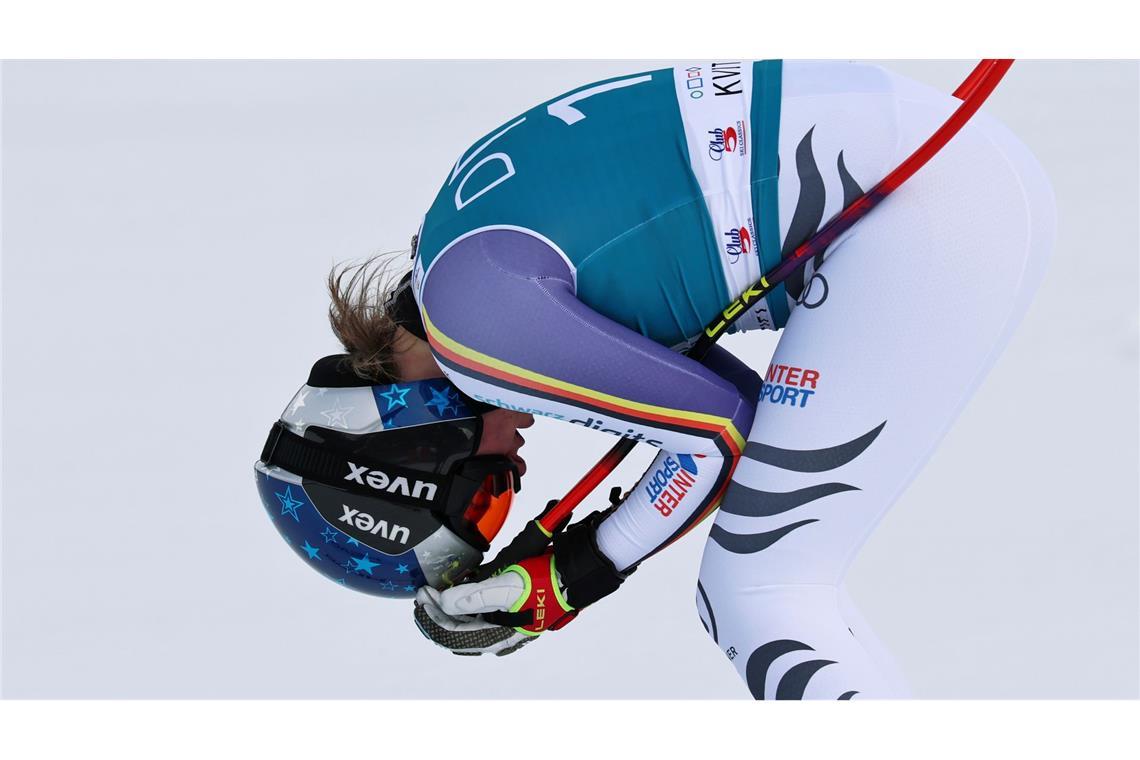 Emma Aicher verpasste den Gewinn der Abfahrts-Gesamtwertung.