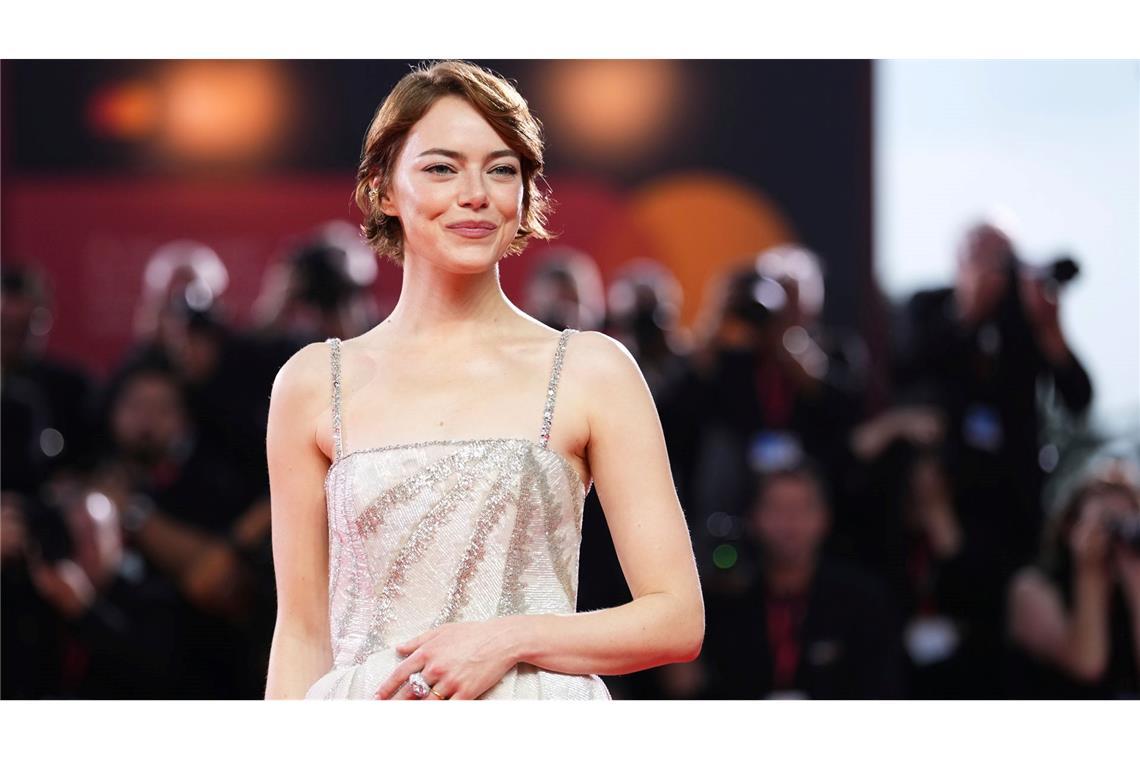 Emma Stone ist für ihre Rolle in "Bugonia" bei den Critics Choice Awards im Rennen. (Archivbild)