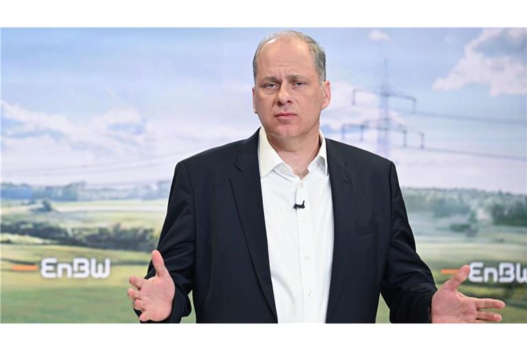 EnBW-Chef Georg Stamatelopoulos zieht Bilanz für das Geschäftsjahr 2024.