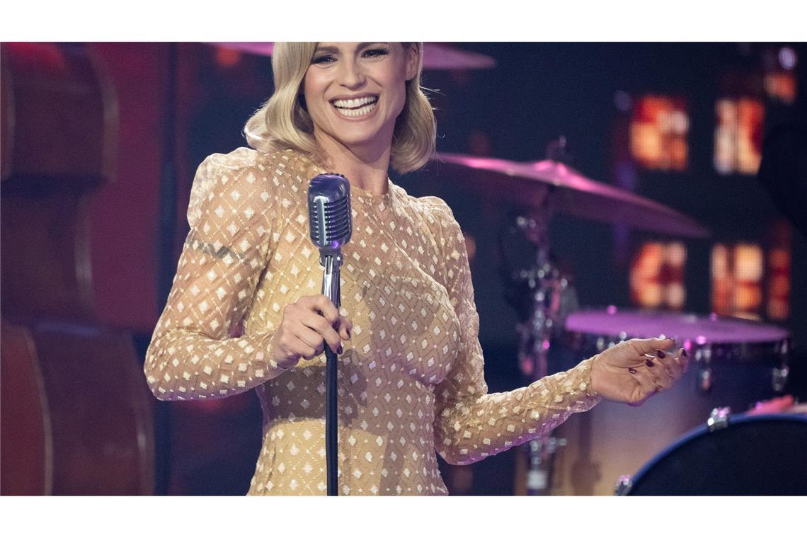 Gleich drei Moderatorinnen beim ESC-Finale Energiegeladen: Michelle Hunziker führt durch den ESC. (Archivbild)